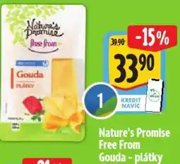Albert Nature's Promise Free From Gouda - plátky nabídka