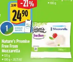 Albert Nature's Promise Free From Mozzarella nabídka