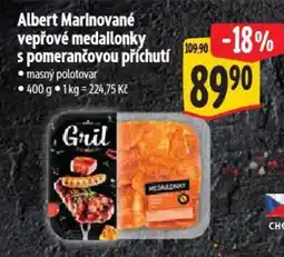 Albert Albert Marinované vepřové medailonky s pomerančovou příchutí nabídka