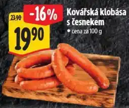 Albert Kovářská klobása s česnekem nabídka