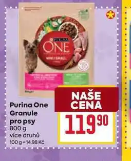 Billa Purina One Granule pro psy 800 g nabídka