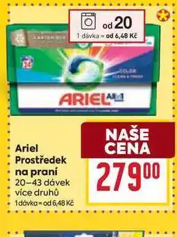 Billa Ariel Prostředek na praní 20-43 dávek nabídka