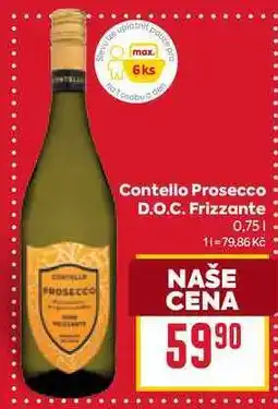Billa Contello Prosecco D.O.C. Frizzante 0,75l nabídka