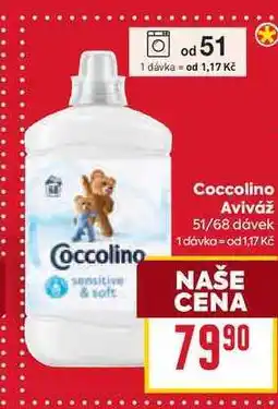 Billa Coccolino Aviváž 51/68 dávek nabídka