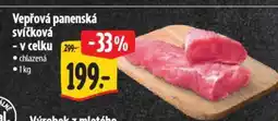 Albert Vepřová panenská svíčková - v celku nabídka