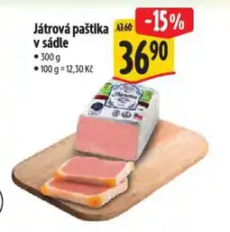Albert Játrová paštika v sádle nabídka