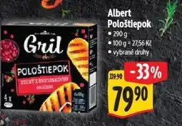 Albert Albert Pološtiepok nabídka