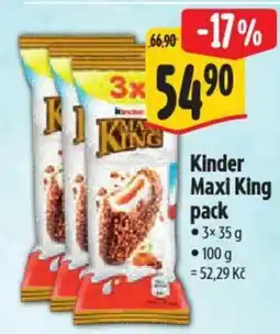 Albert Kinder Maxi King pack nabídka