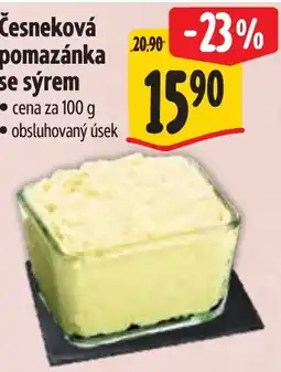 Albert Česneková pomazánka se sýrem nabídka