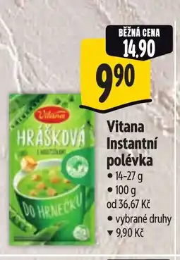 Albert Vitana Instantní polévka nabídka