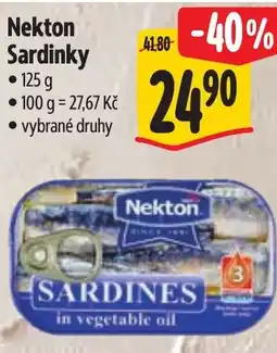 Albert Nekton Sardinky nabídka