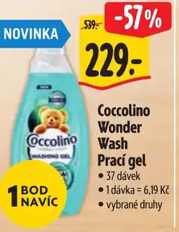 Albert Coccolino Wonder Wash Prací gel nabídka
