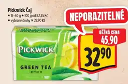 Albert Pickwick Čaj nabídka