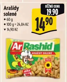 Albert Arašídy solené nabídka