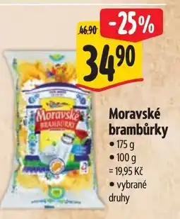 Albert Moravské brambůrky nabídka