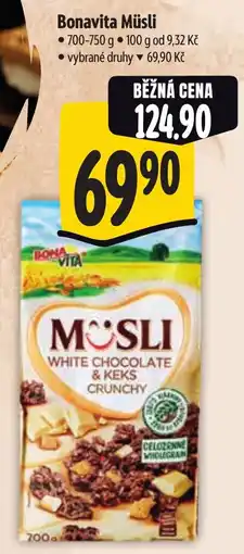 Albert Bonavita Müsli nabídka