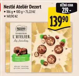 Albert Nestlé Ateliér Dezert nabídka