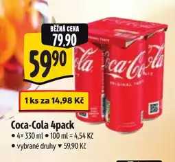 Albert Coca-Cola 4pack nabídka