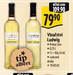 Albert Vinařství Ludwig nabídka