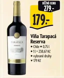 Albert Viña Tarapacá Reserva nabídka