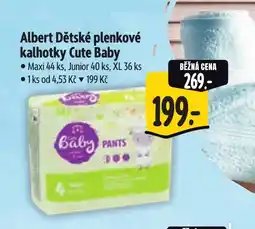 Albert Albert Dětské plenkové kalhotky Cute Baby nabídka