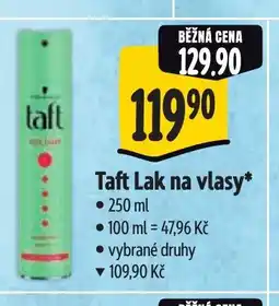 Albert Taft Lak na vlasy* nabídka