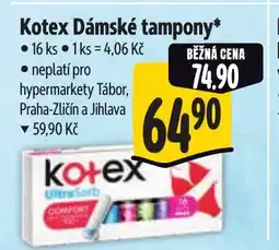 Albert Kotex Dámské tampony nabídka