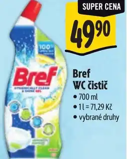 Albert Bref WC čistič nabídka