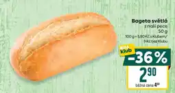 Billa Bageta světlá nabídka