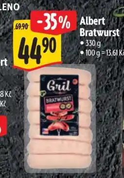 Albert Albert Bratwurst nabídka