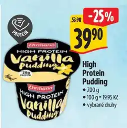 Albert High Protein Pudding nabídka