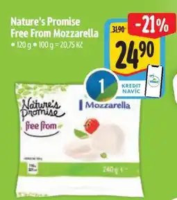 Albert Nature’s Promise Free from Mozzarella nabídka