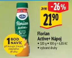 Albert Florian Active nápoj nabídka