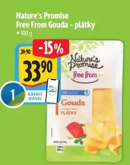 Albert Nature’s Promise Free from Gouda plátky nabídka