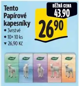 Albert Tento papírové kapesníky nabídka
