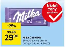 Tesco Milka Čokoláda nabídka