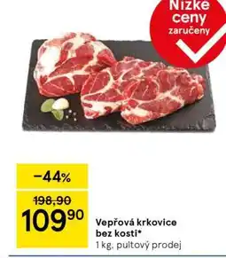 Tesco Vepřová krkovice bez kosti nabídka