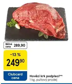 Tesco Hovězí krk podplečí nabídka