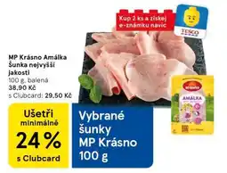 Tesco Vybrané šunky MP Krásno 100 g nabídka