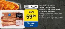 Tesco Tesco Grill Master Vepřový bok v marinádě s černým pepřem nabídka