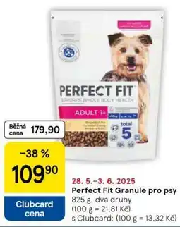 Tesco Perfect Fit granule pro psy nabídka