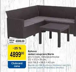 Tesco Rohová sedací souprava Marie nabídka
