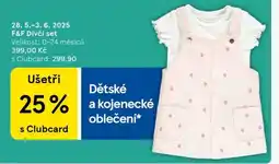 Tesco F&F Dívčí set nabídka