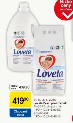 Tesco Lovela Prací prostředek nabídka