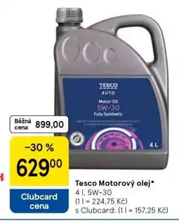 Tesco Tesco Motorový olej nabídka