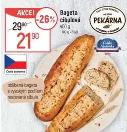 Globus Bageta cibulová nabídka