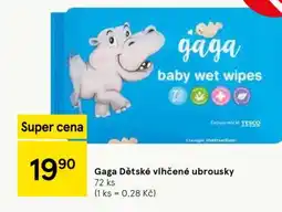 Tesco Gaga Dětské vlhčené ubrousky nabídka