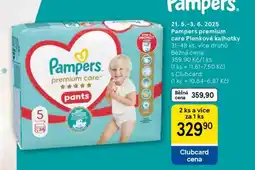 Tesco Pampers premium care Plenkové kalhotky nabídka