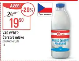 Globus Váš výběr Čerstvé mléko nabídka