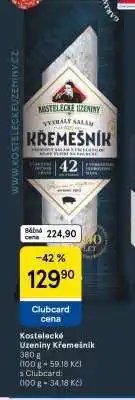Tesco Kostelecké uzeniny Křemešník nabídka